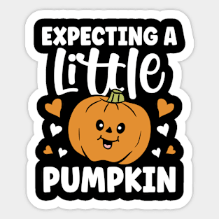 Expecting a Little Pumpkin Sticker